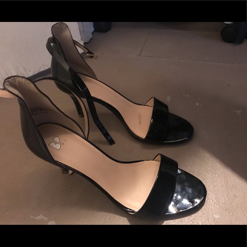 BP black heels sz9